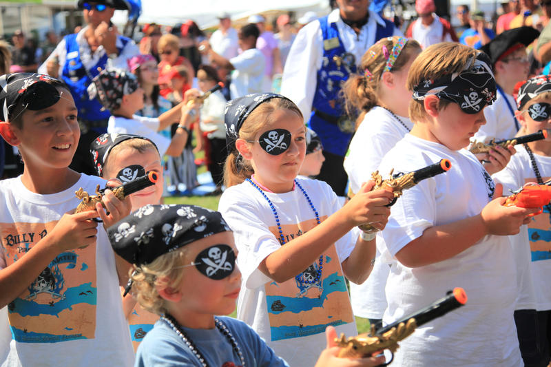 billybowlegs pirate Festival kids in destin ft. walton beach