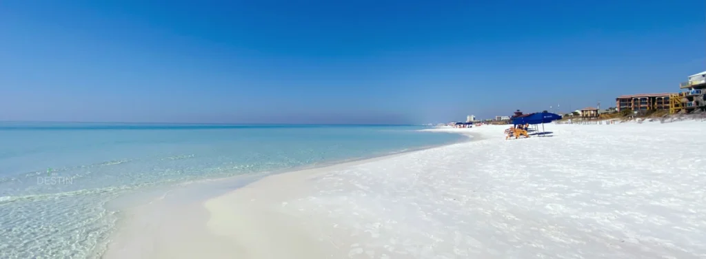 Empty beach-Miramar-Beach-Florida
