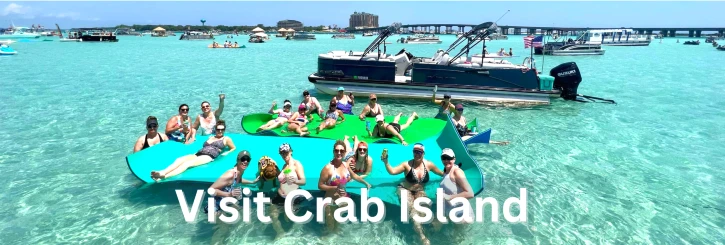 Visit Crab Island-Banner